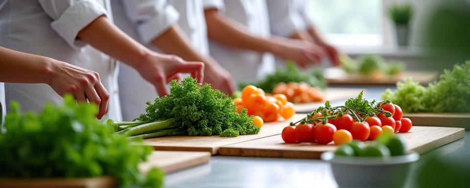 Plant-based culinary training workshop focusing on innovative techniques